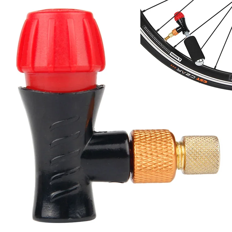 AliExpress Bicycle Air Pump Head AV/FV Portable CO2 Inflator Sleeve Cycling Universal Schrader Presta Valve