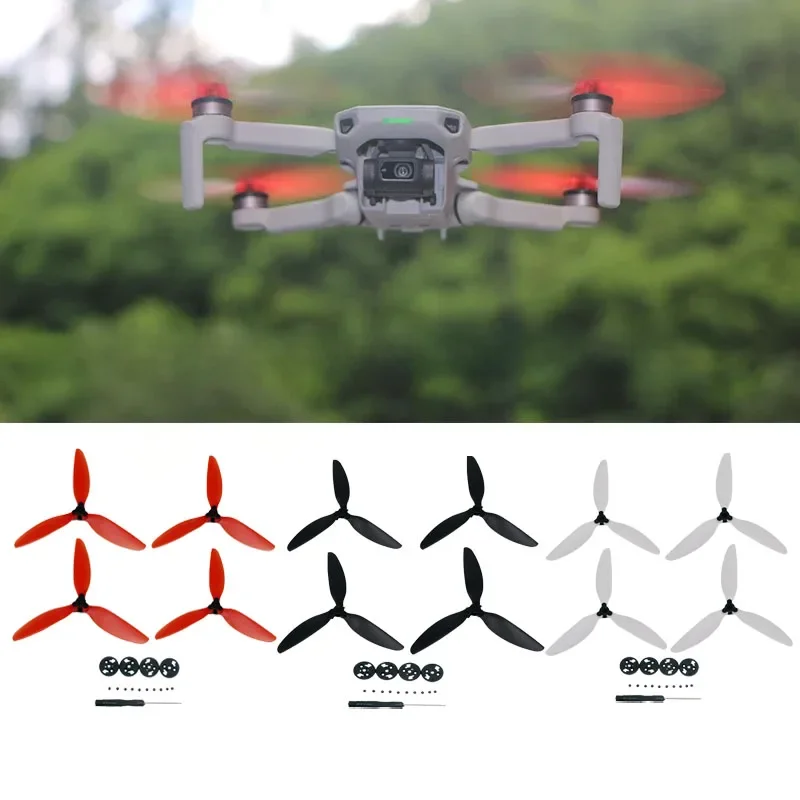 Śmigło trójłopatkowe do drona DJI Mavic Mini/Mini 2/Mini SE Lekkie rekwizyty Wymiana ostrza Wentylatory skrzydłowe Części Akcesoria — zdjęcie produktu 7
