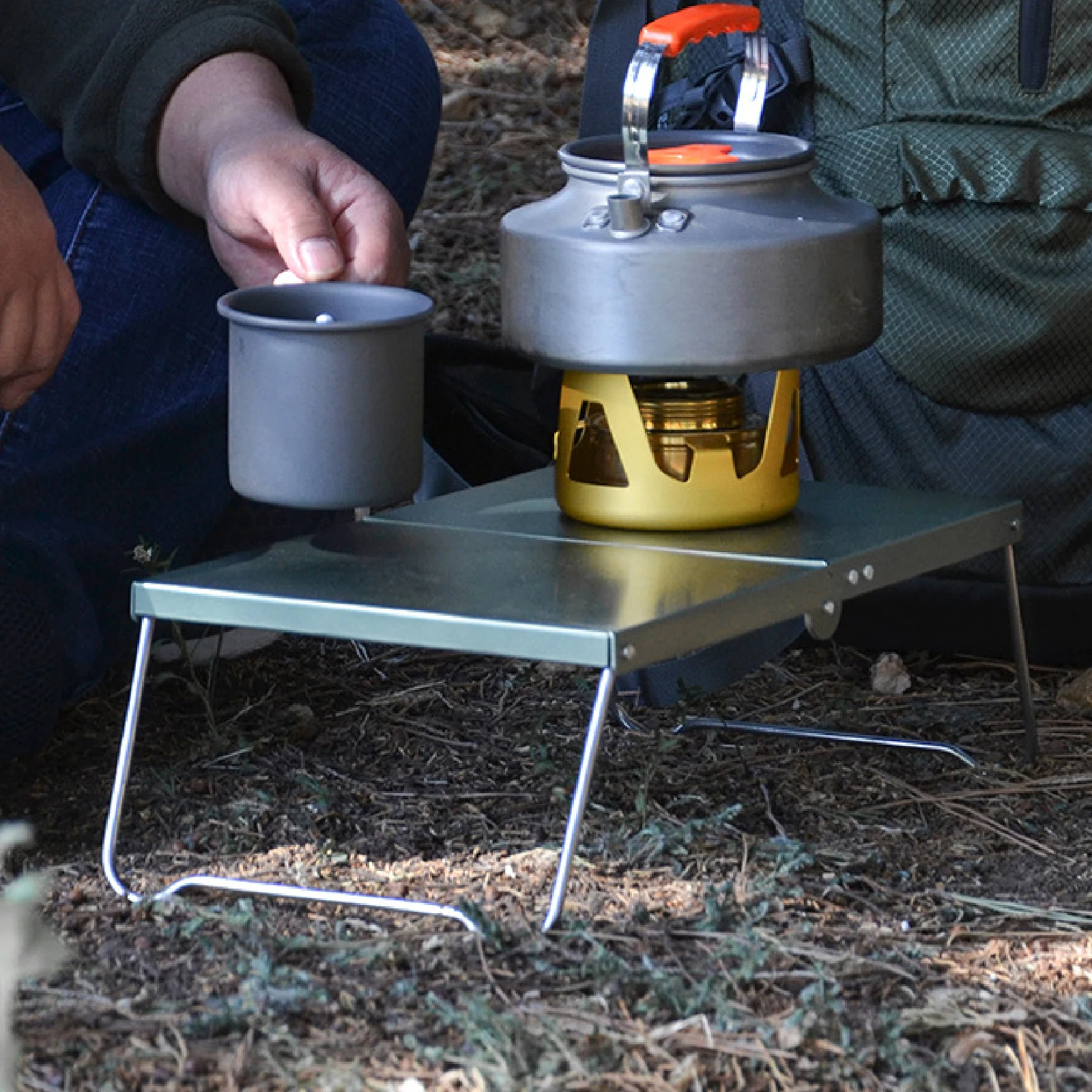 MDF طاولة قابلة للطي صغيرة التخييم المحمولة طاولة قابلة للطي طاولات القهوة الصغيرة الجديدة خفيفة في الهواء الطلق المشي لمسافات طويلة نزهة الجدول