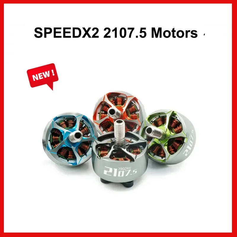 

GEPRC SPEEDX2 2107.5 1960KV/2450KV Motor Suitable For DIY RC FPV Quadcopter Freestyle Racing Drone Accessories Replacement Parts