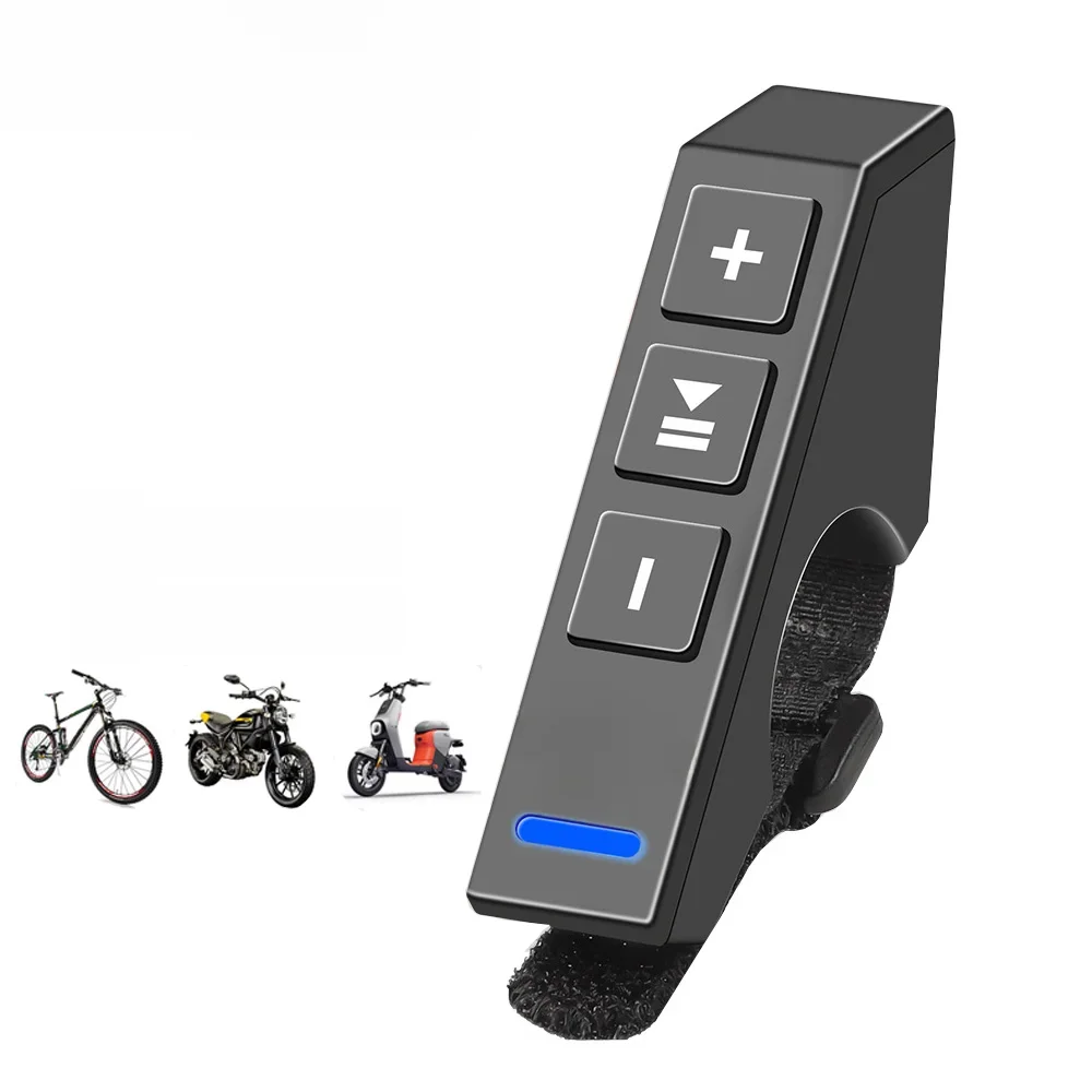 AliExpress VR Robot Waterproof Wireless Bluetooth Remote Control Button for Helmet Headset Motorcycle/Bike