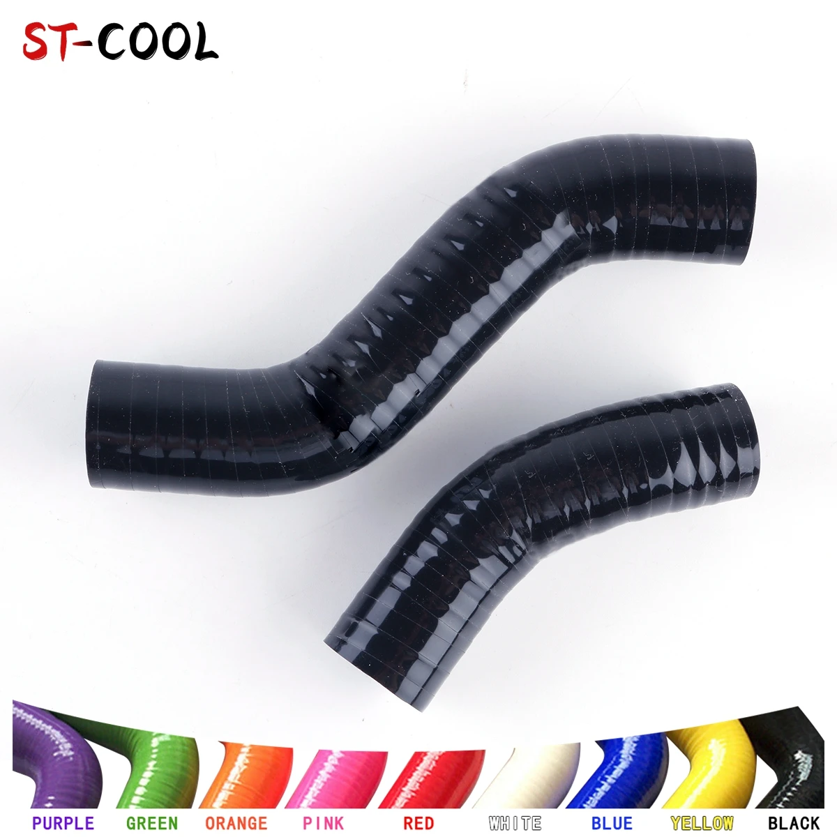 For Range Rover Classic Discovery Defender 3.5 V8 Radiator Silicone Hoses Kit Tubes Piping 2Pcs 10 Colors