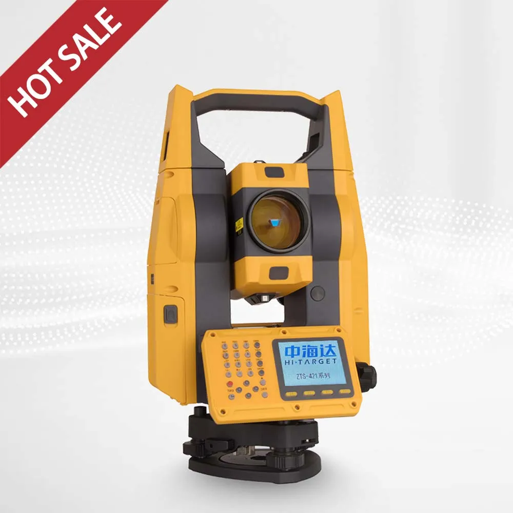 

Hi Target ZTS-421L10/HTS-521L10 Long Range Color Screen Total Station Without Prism Measurement Range of 1000 Meters