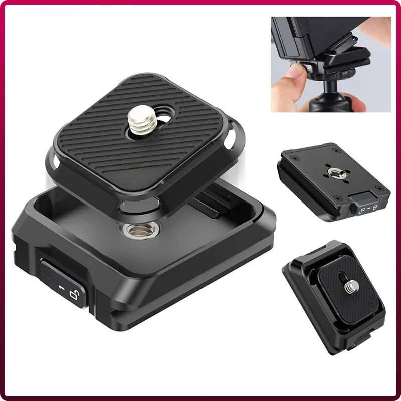 Ulanzi Uka Quick Release Plate and Base Kit DSLR Camera Compatible Arca F38 Plate Quick Switch Tripod Stabilizer Slider Mount — zdjęcie produktu 7