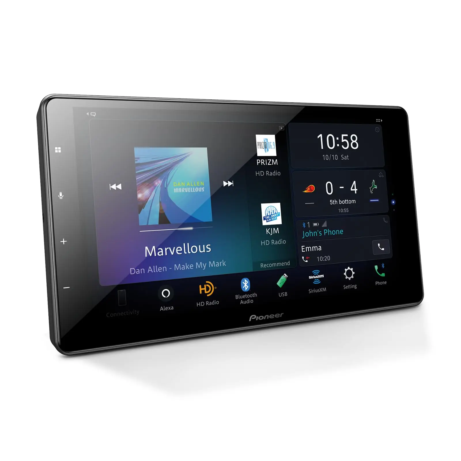 مبيعات مخفضة كبيرة ترويجية Pioneer DMH-WC6600NEX شاشة لمس سعوية مقاس 9 بوصات، هيكل وحدات - Apple CarPlay اللاسلكي والسلكي