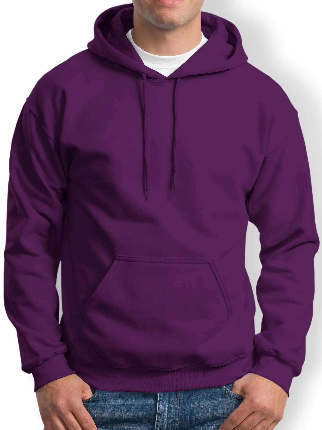 Men's Sweatshirt Kangaroo Model Sweatshirt with Colors Hood