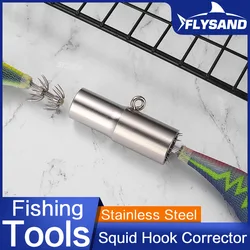 FLYSAND Squid Hook Corrector Can Recover Octopus Hook In Hook Needle Fishing Equipment Carp Fishing Stainless Steel Fishing Tool