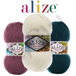 Acrylic Knitted Yarn - 39 Color Options - 210 Meters (100gr) - Alize Burcum Klasik - Hobby Materials - Scarves - Cardigan - Sweater - Blouse - Vest - Home Textile - Beret - Hat - Amigurumi - DIY