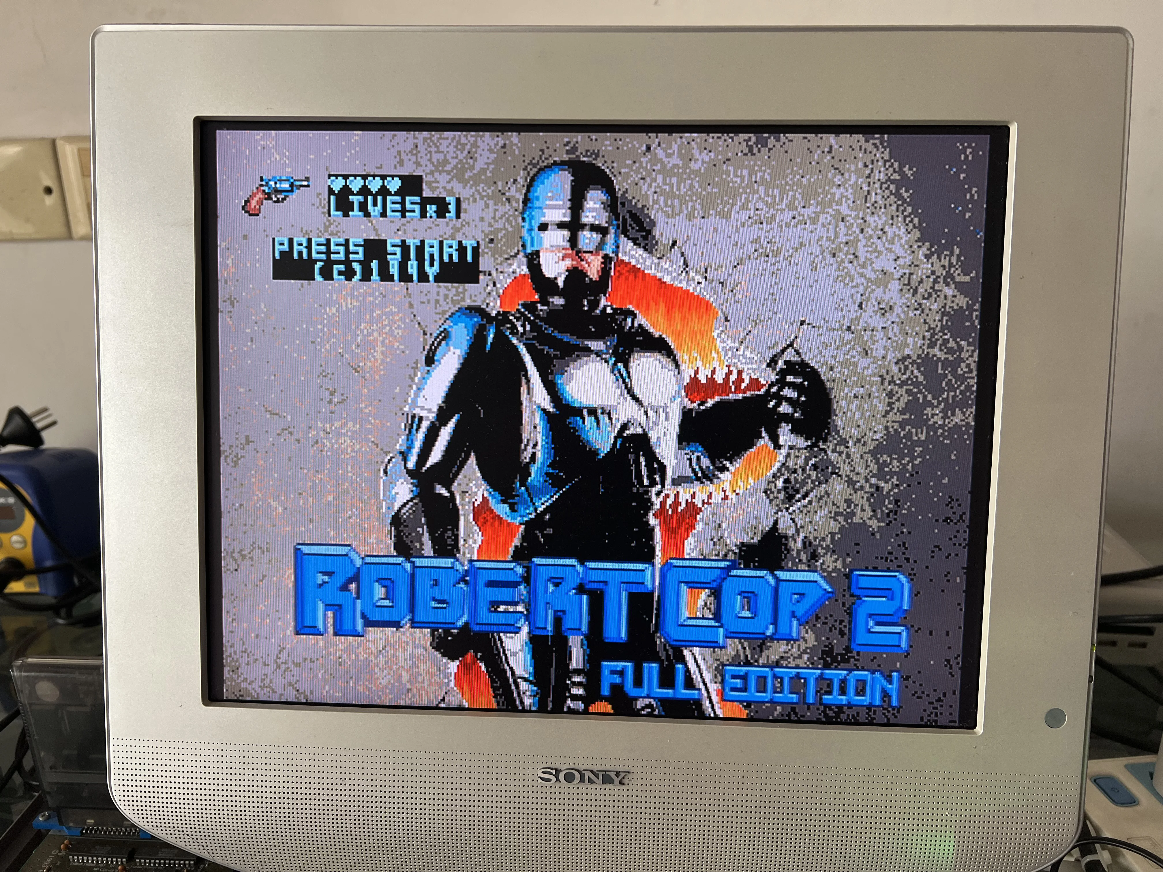 Mega Drive-Carte de jeu Robert Cop 2, Longplay, 16 bits, édition complète