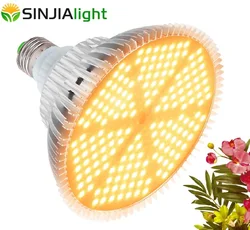 LED Full Spectrum Warm E27 Plant Light Bulb 180leds for Indoor Garden Hydroponic Led Grow Light Box Tent Plant Growth Lamp