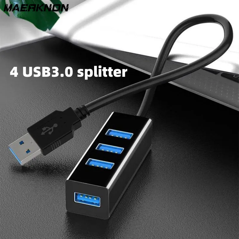 Hub USB 3.0 adattatore Splitter Multi USB ad alta velocità OTG 4 porte All In One estensione USB per accessori per Computer PC Xiaomi Lenovo