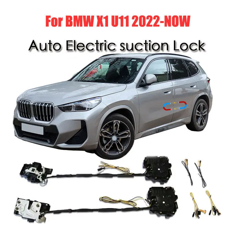 For BMW X1 U11 2022-NOW Car Soft Close Door Latch Pass Lock Actuator Auto Electric Absorption Suction Silence Closer