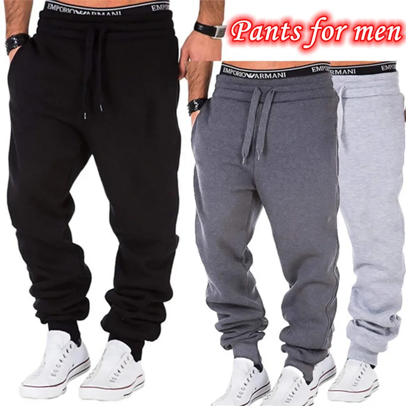 

2024 Newest Men’s Casual Fashions Sports Pants Gym Sport Pants for Men Running Jogger Sweatpants Workout Jogging Long Trousers