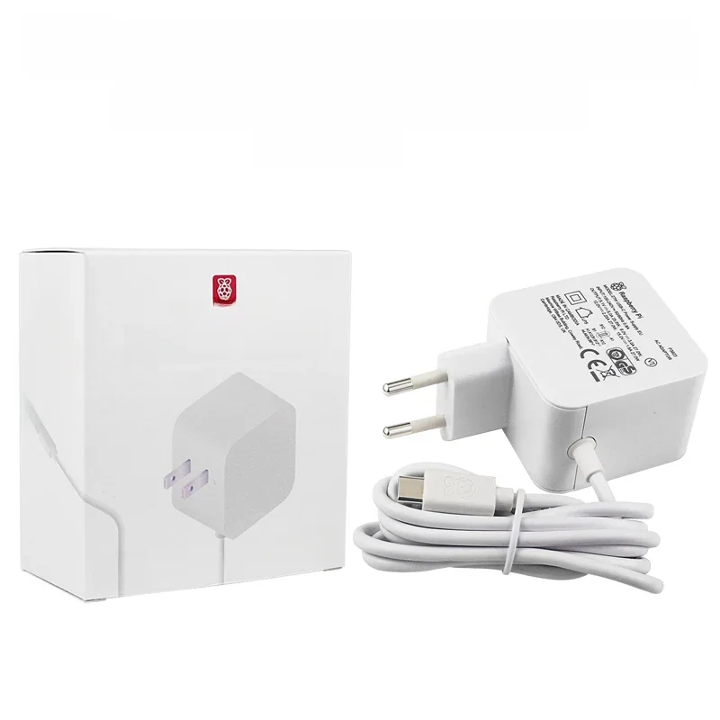Oficjalny zasilacz USB-C Raspberry Pi 27W 5.1V 5A kompatybilny z ładowaniem PD Wtyczka EU US UK dla Raspberry Pi 5 — zdjęcie produktu 7