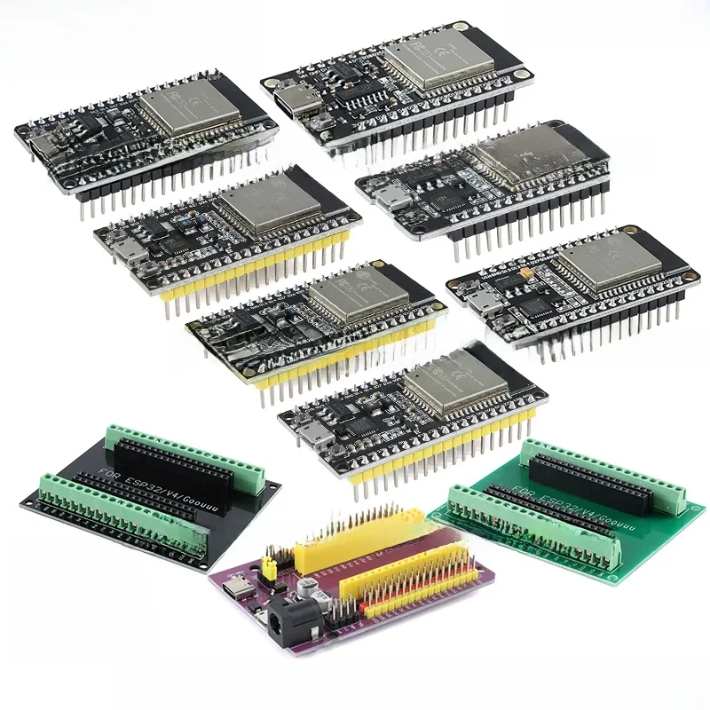 Moduł rozszerzeń bezprzewodowych ESP32 CP2102 CH9102 CH340 Ble WiFi, płytka rozwojowa 38Pin 30Pin TYPE-C USB Dual Core ESP32-DevKitC-32 — zdjęcie produktu 7