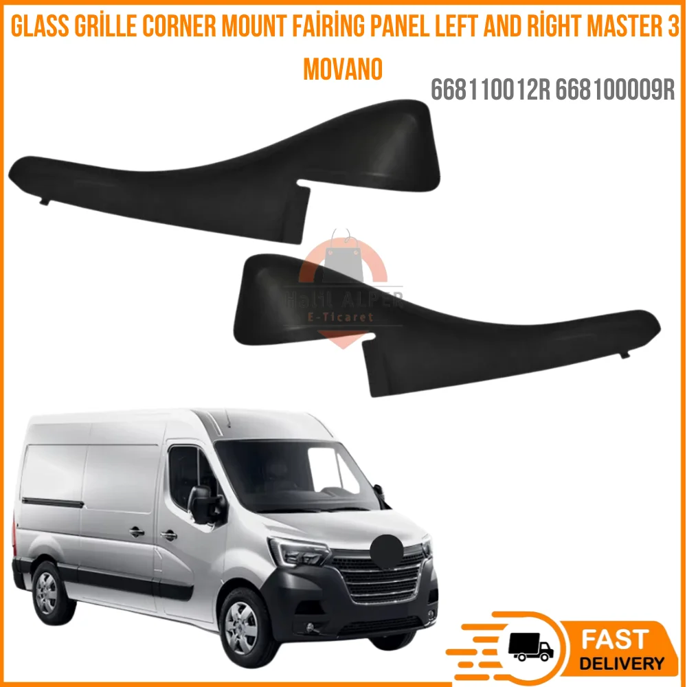 

For Glass Grille Corner Mount Fairing Panel New Left and Right Master 3 Movano NV400 Oem 668110012R 668100009R fast shipping