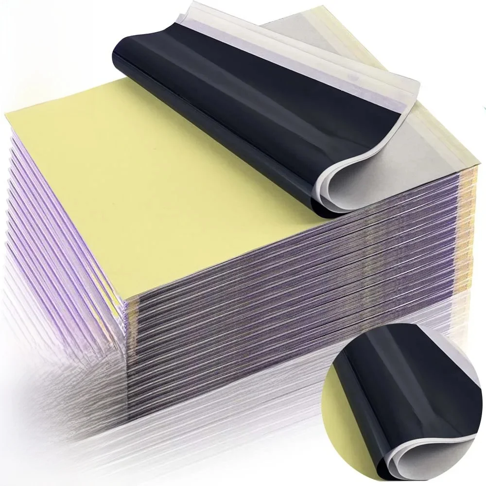 Papier do transferu tatuażu w formacie A4 Papier do szablonów do tatuażu Papier do kopiowania Papier termiczny do drukarki transferowej Akcesoria do tatuażu — zdjęcie 2