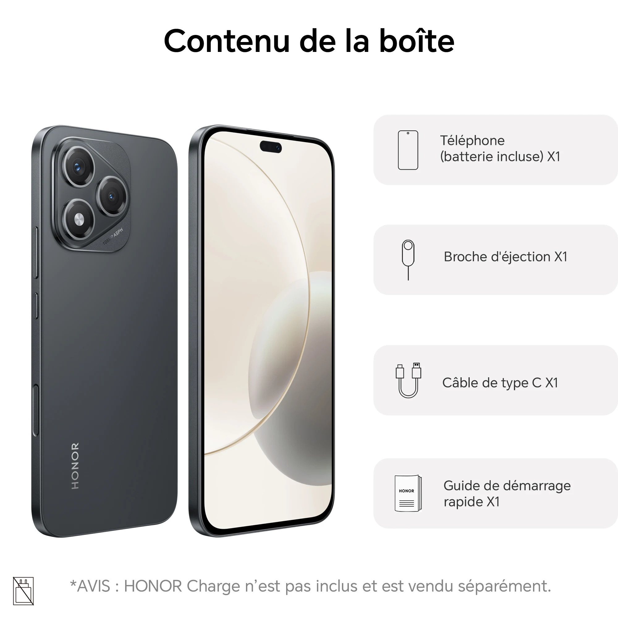 HONOR 400 Lite 5G, versión europea, smartphone 5G, cámara principal de 108MP, MTK Dimensity 7025-Ultra, batería de 5230 mAh, pantalla AMOLED de 6.7 pulgadas 9