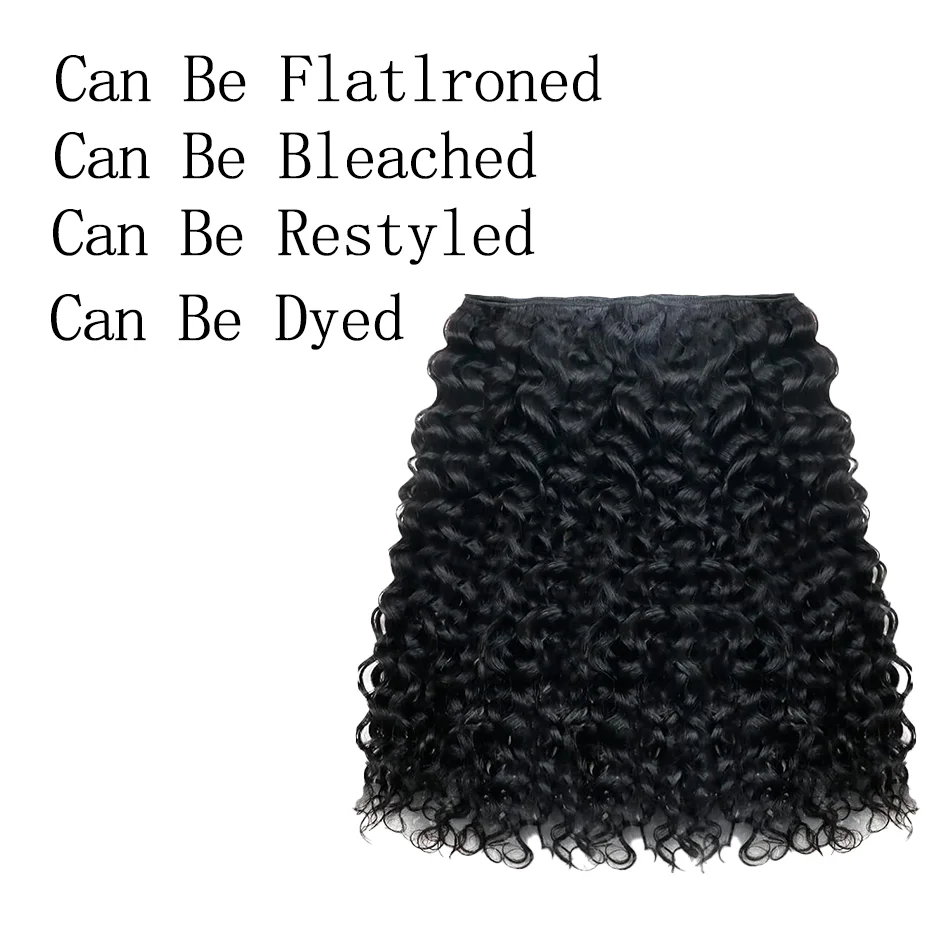 물결 모양 인모 번들 100% 천연 헤어 웨프트 익스텐션 50g/100g 번들 12-26인치 부드러운 곱슬 물결 모양 헤어 여성용