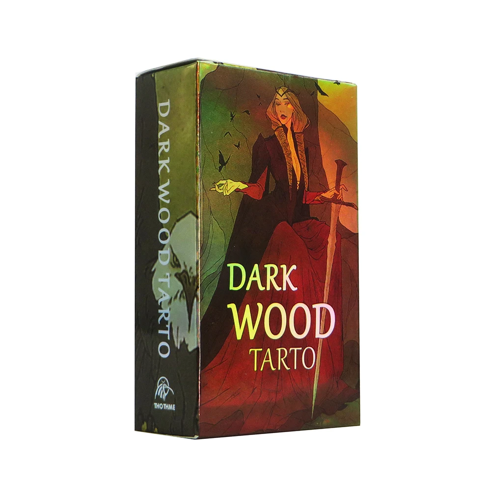 The Dark Wood Divination Tarot Cards for beginners and PDF Guidbook .games Fate Divination Cards