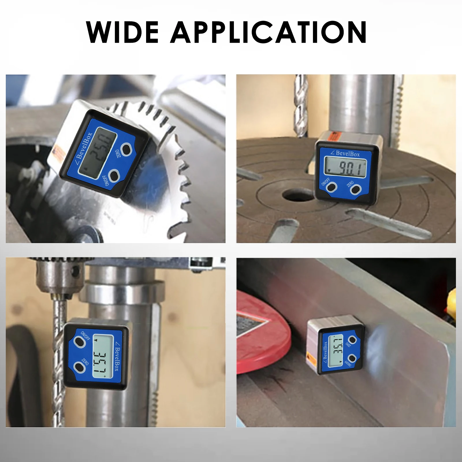 Digitale Bevel Box Hoekzoeker Gradenboog Met Magnetische Base Inclinometer Hoek Meting Tool