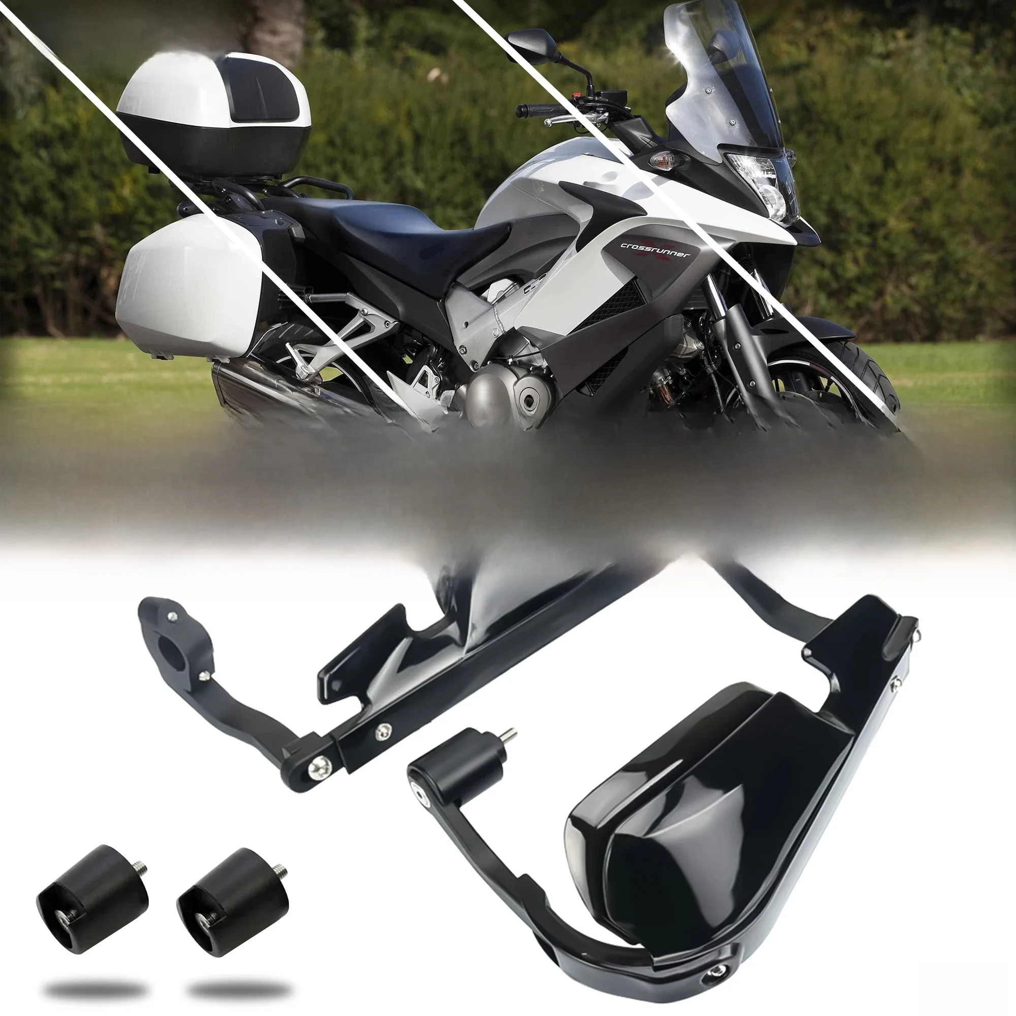 Voor Honda VFR 1200X2010-2016 VFR800X VFR 800X Motorfiets VFR 1200X Hand Guards Hendel Protector nieuwe aluminium Handguard - afbeelding 2