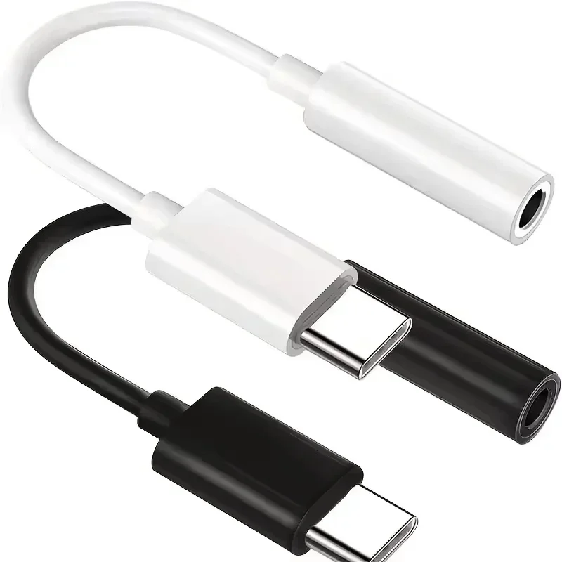 USB Typ C auf 3,5-Klinkenstecker-Kopfhörer-Adapter, USB-C 3,5-mm-Audiokabel-Konverter für IPhone 15 15 Pro MAX Samsung Galaxy Huawei Xiaomi