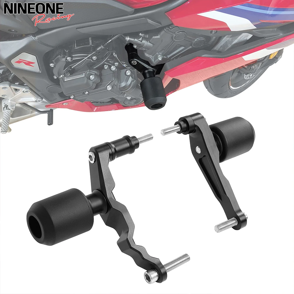 Для Honda CBR650R CB650R E-Clutch 2024-2026: Защитные слайдеры рамы, краш-протекторы, защита двигателя из ЧПУ алюминия и POM, комплект для мотоцикла