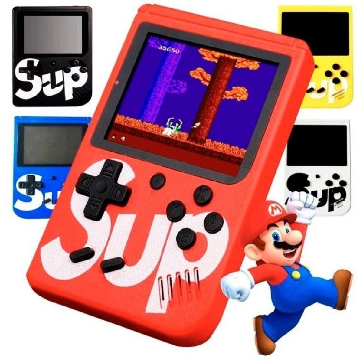 Mini Jogo Retro Portátil Recarregável Com 400 Jogos