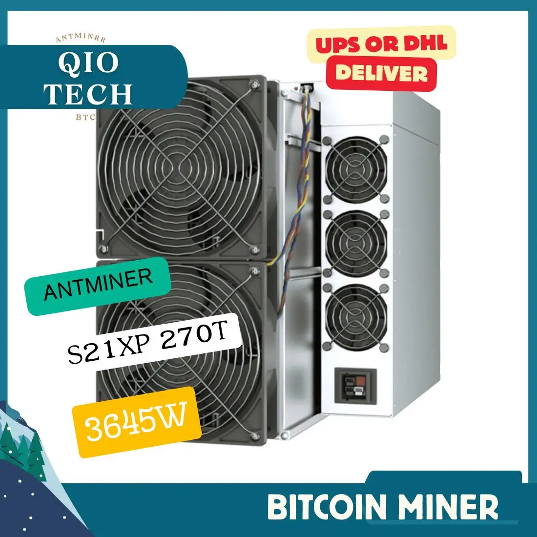 비트코인 채굴 비트메인 S21xp 주식, 비트마이너 S21XP 270T 3645w BTC, 베스트 셀러, 신제품