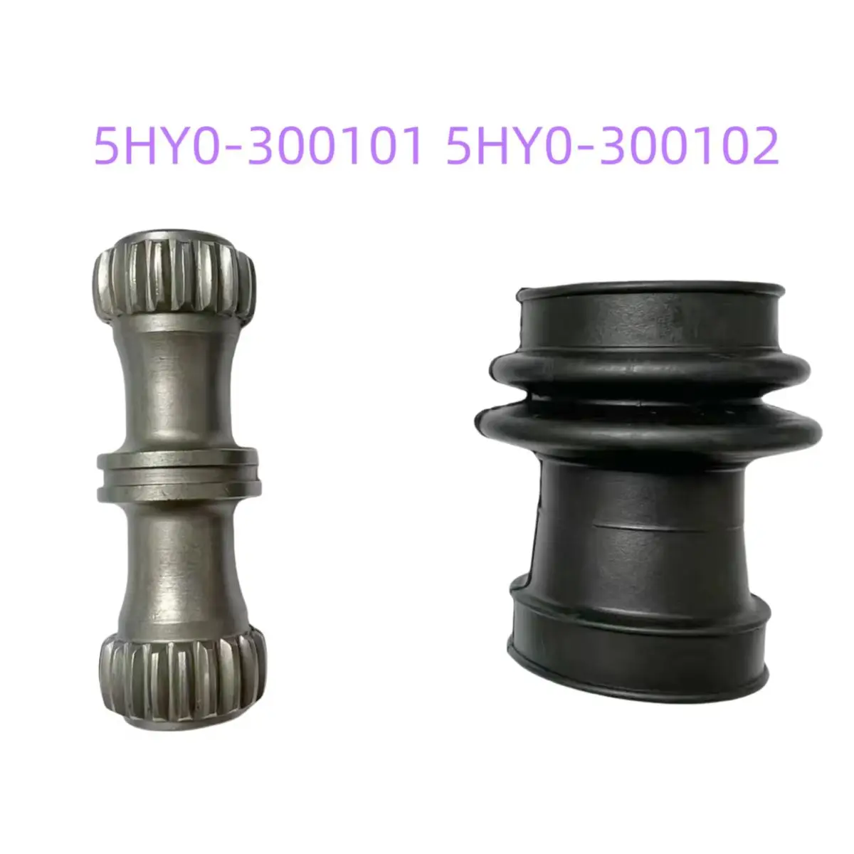 Original Rear Drive Shaft 5HY0-300101 Rubber Drive Sleeve 9CR6-300206-10000 For CF NEW 950CC 1000CC UTV SSV UFORCE U10 Model