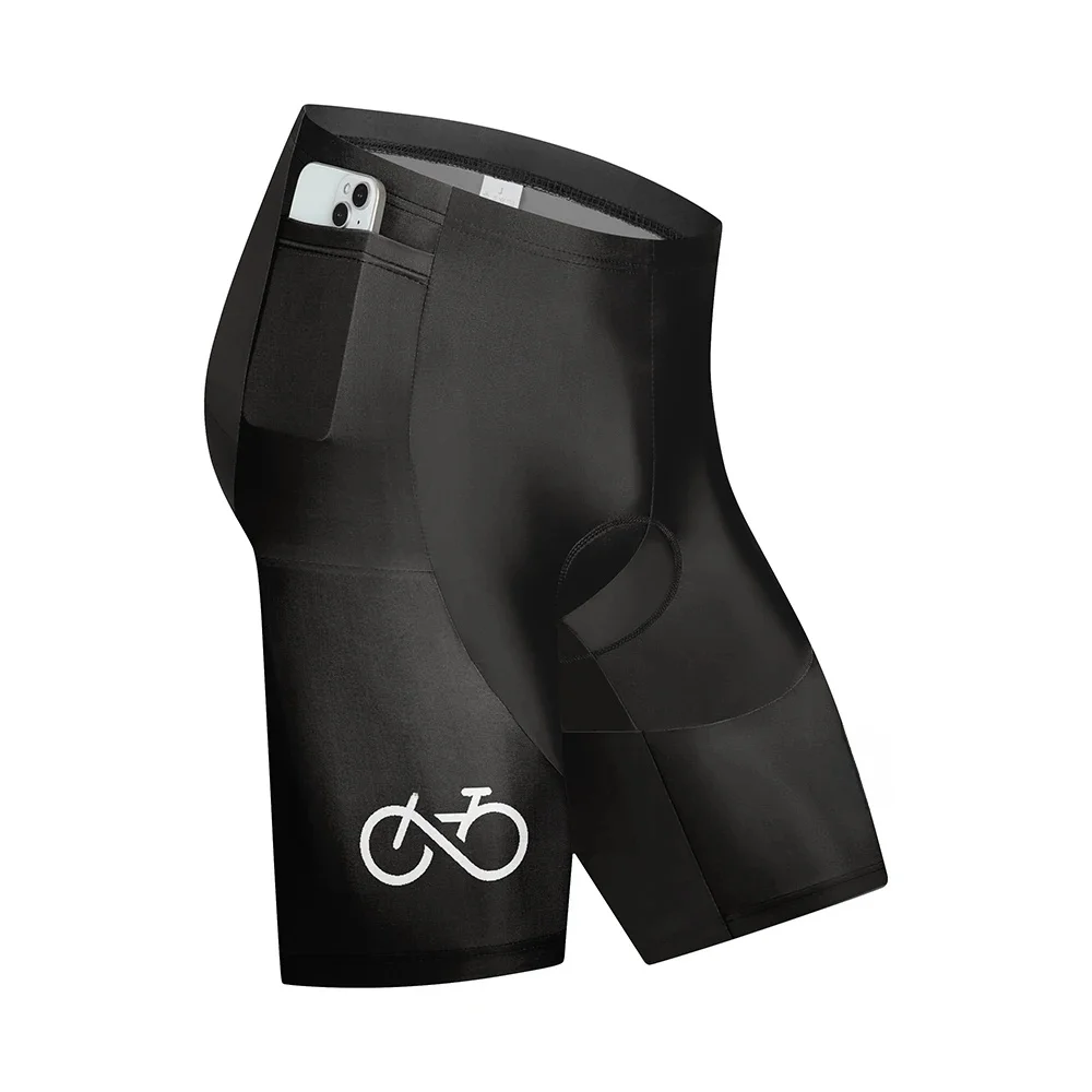 AliExpress NONE 2025 Pro Team Cycling Shorts Pocket Mountain Bike Breathable Mens 9D Gel Padded Ropa Bicycle Pants