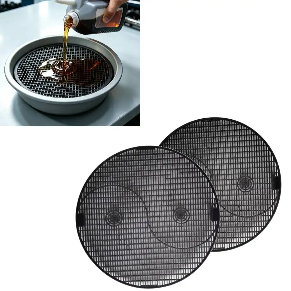 Oil Spatter Screen No-Splatter Oil Drain Screen Mesh Rigid for Mechanics, Garages, Auto Repair Shops Anti-splash Oil Pan Mesh