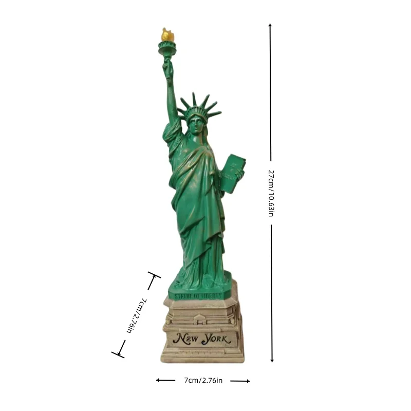 Freiheitsstatue Harz-Statue Schreibtisch-Accessoires Sammlerstücke Reise-Souvenirs New York Büro Heim Interieur Raumdekoration – Detail 5