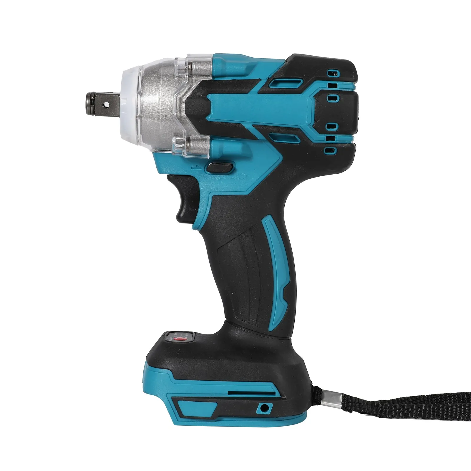 Brushless Cordless Electric Impact Wrench Rechargeable 1/2 inch Wrench Power Tools Compatible for Makita 18V Battery