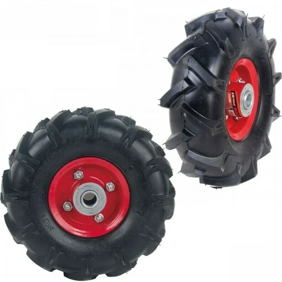 2x Rueda Neumática Parágrafos Plataforma Carretilla Carrucha 3.50-4 Rodamiento Casa y jardín