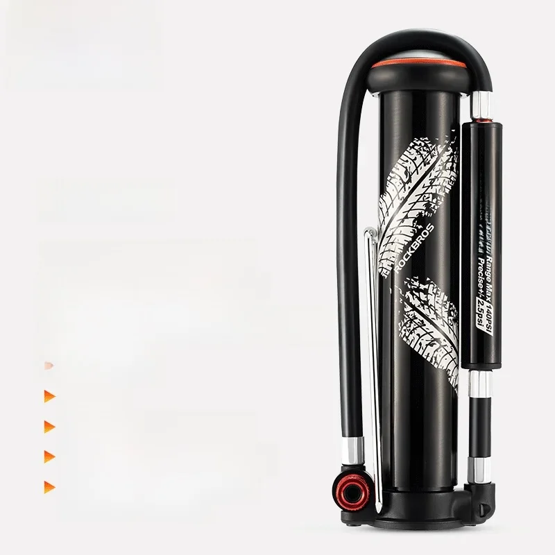 AliExpress ROCKBROS Bicycle Pump 220PSI Mini Hand Air Pump Tire Inflator Schrader Presta Portable AV/FV MTB Bike Road Bike Accessories