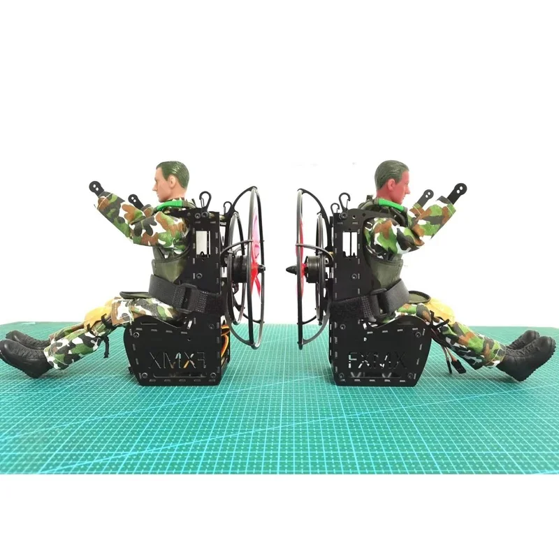 Parachutiste de puissance télécommandé avec moteur, ESC, servomoteur de beurre, assemblage de bricolage, parachutiste volant en plein air, 2m