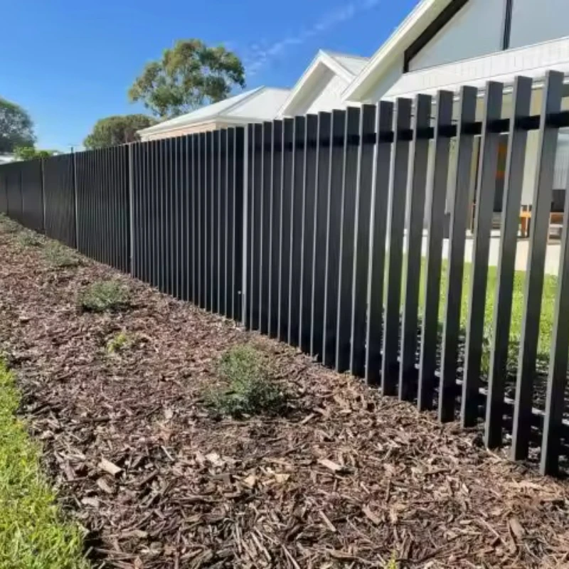 The King of Cost-Effectiveness for Modern Courtyards! Vertical Aluminum Alloy Fence Powder Coated Metal Plate