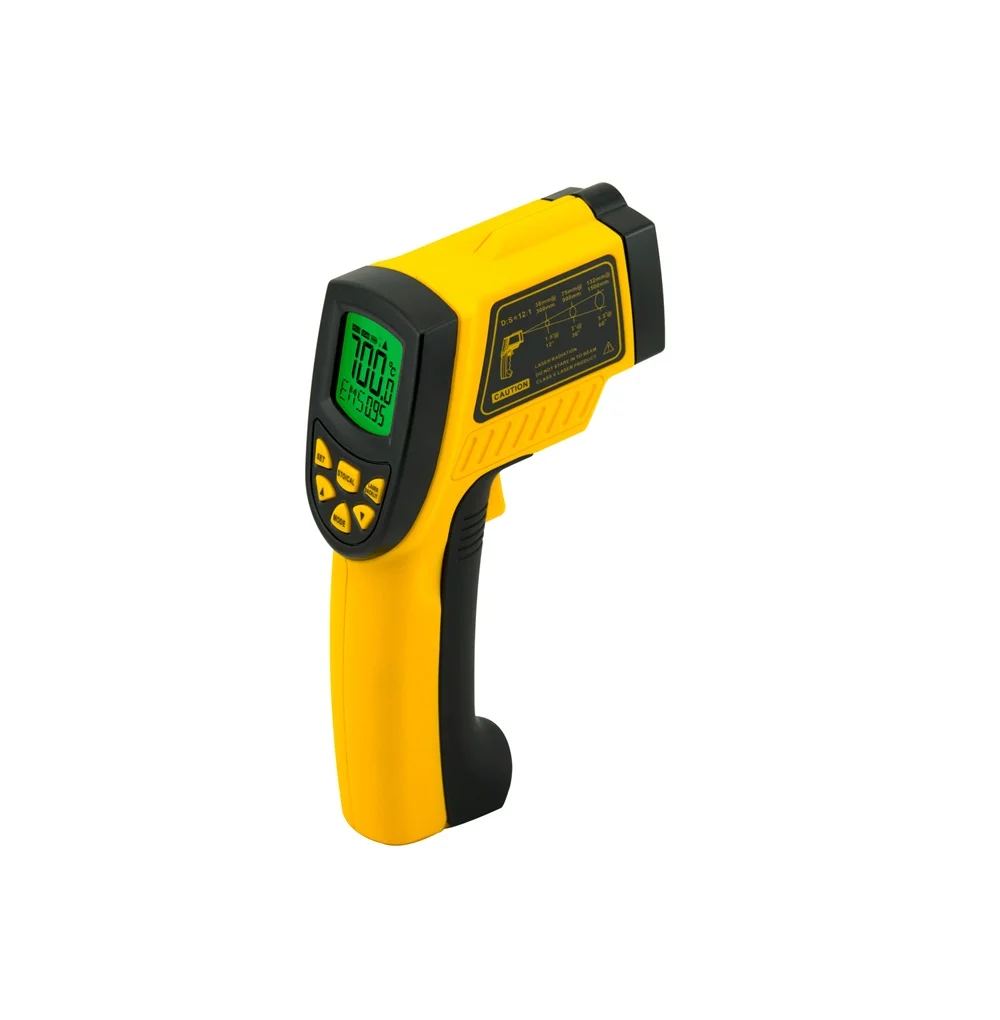 AR852B+ measure -50 to700℃(-58℉-1382℉) Infrared thermometer IR Pyrometer non-contact digital thermometer ltemperature gun