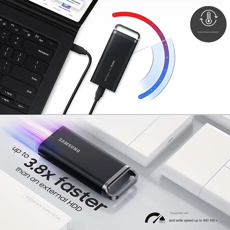 Samsung esterno HD portatile SSD 4TB Ssd 1TB dischi rigidi esterni 500GB USB 3.1 3.2 SSD esterno Pen Drive 2TB PSSD per Laptop
