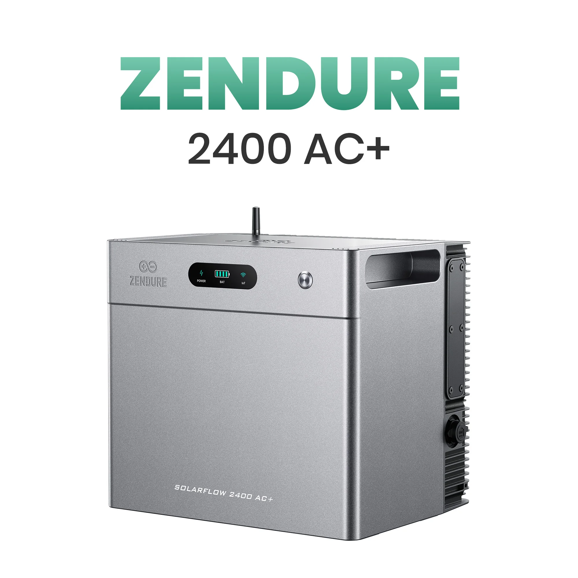 Neu Zendure SolarFlow 2400 AC+, AC-gekoppeltes Speicher für Balkonkraftwerk 2,4kWh 0% VAT.