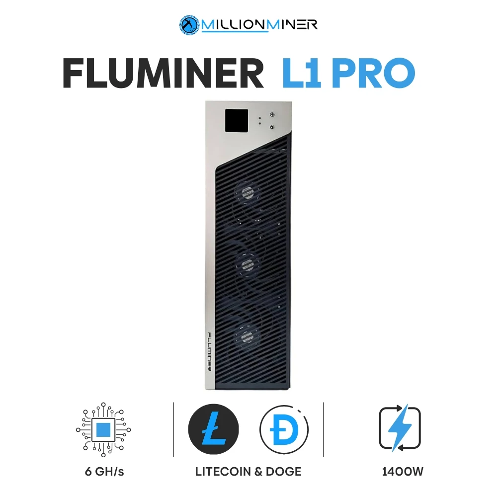 CP BELI 3 DAPATKAN 2 GRATIS Baru Fluminer L1 Pro 6Gh/s DOGE LTC BEL Coin Miner 1400W 110-240V TERSEDIA