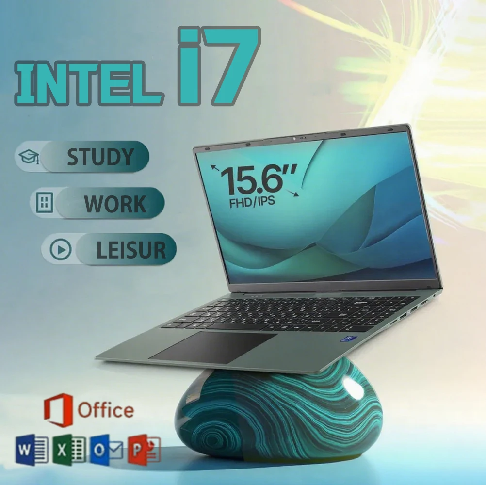 Portátil con Windows 11 Pro, pantalla HD de 15.6 pulgadas, Intel Core i7-6500U, 16GB de RAM, SSD de 1TB/2TB.