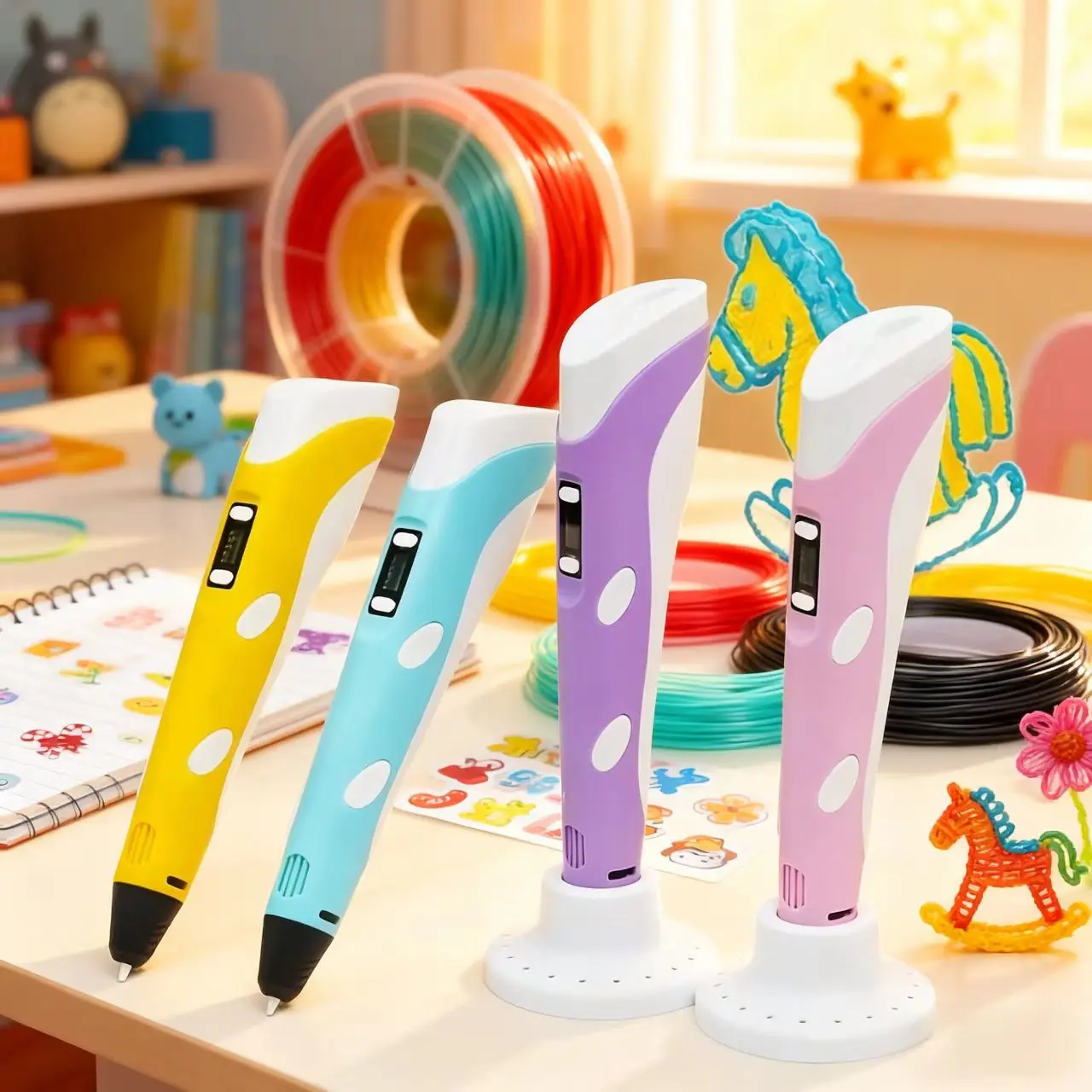 New 3D Printing Pen 3D Drawing Pen DIY Fun Kit the Top Choice for Holiday Gifts