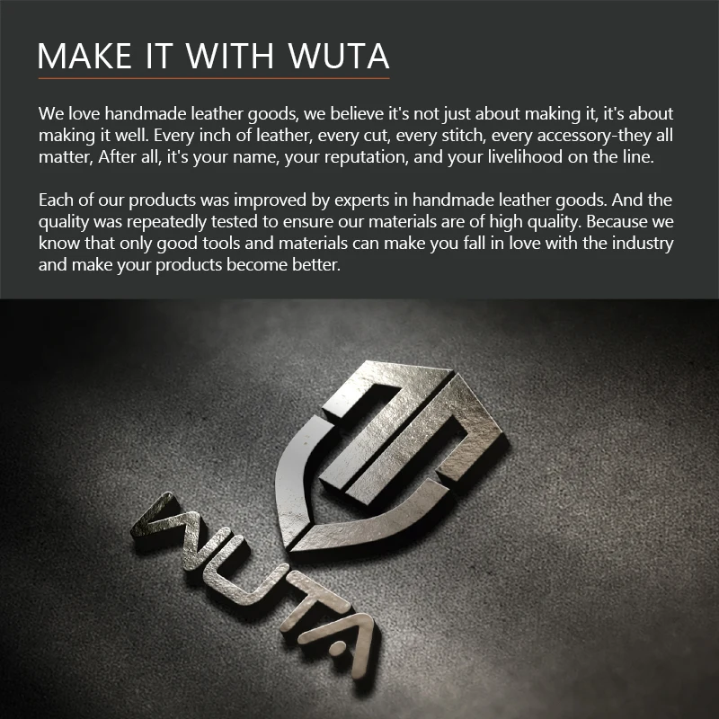 WUTA Pro Leather Cutting Machine Manual Die Cutter Embossing Shaping Tools Hand Press Mold DIY Punching Fabric Paper (Size L)