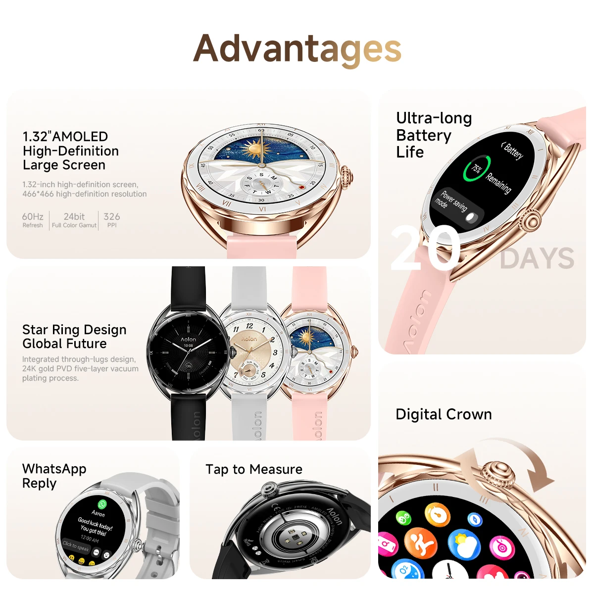 Aolon Nova Smart Watch 1.32