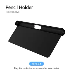 Pencil Holder Compatible with Magic Keyboard, Smart Keyboard Folio, Smart Folio Designed for Apple Pencil Holder - Black
