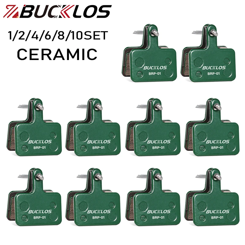 BUCKLOS Ceramic Bicycle Brake Pads Durable Bike Hydraulic Disc Brake Pad Road Mtb Brake Pad for B01S B03S B05S MT200 Pads