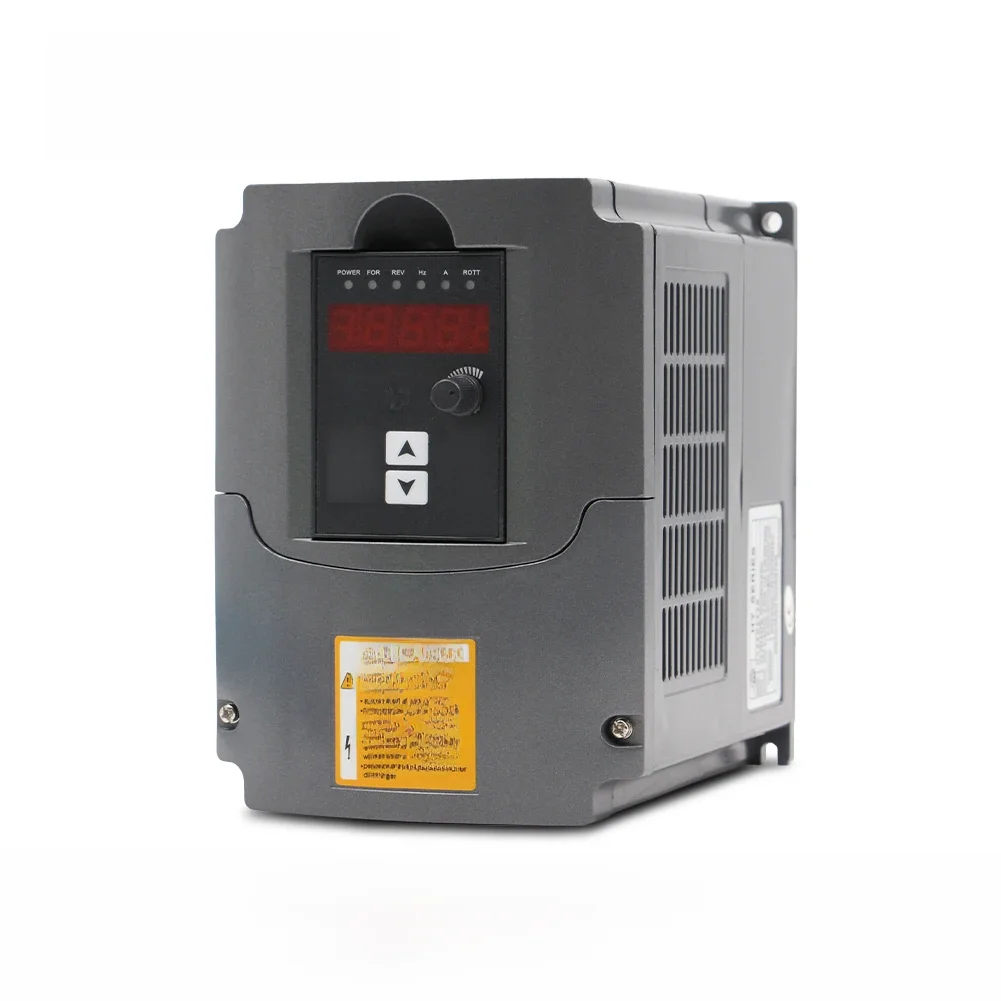 2.2KW Huanyang 110V/ 220V/380V Inverter Cnc Spindel Motor Speed Control Variabele Frequentie Drive 0-400Hz 3P Uitgang - afbeelding 2